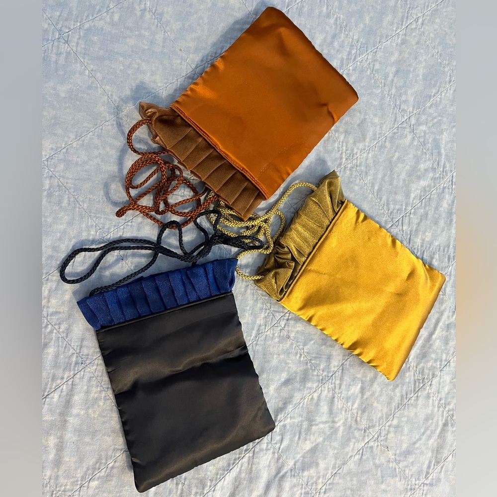 Satin crossbody bag